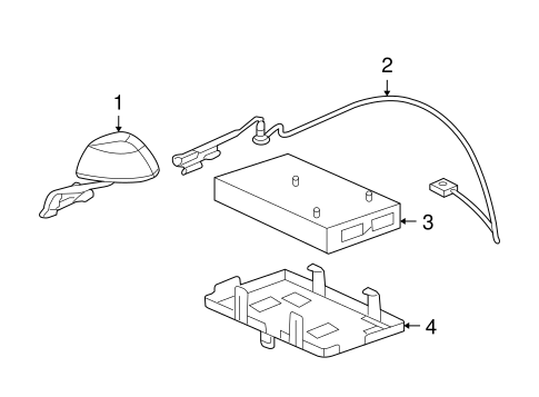 Corvette ANTENNA & RADIO 3