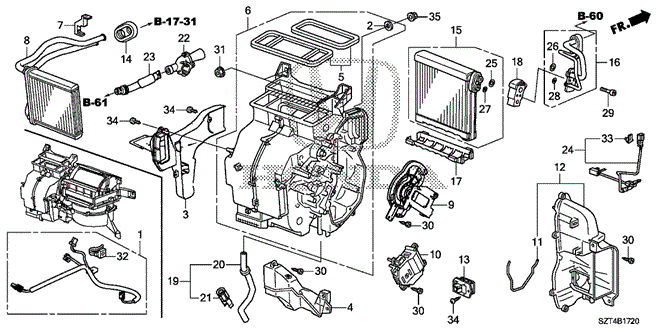 ELECTRICAL / EXHAUST / HEATER / FUEL/HEATER UNIT for 2011 Honda CR-Z #1