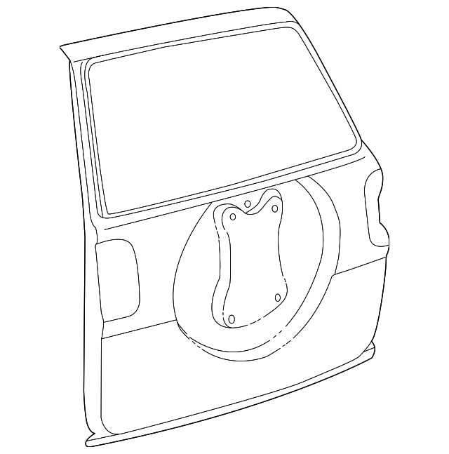 67005-42311 Деталь DOOR SHELL