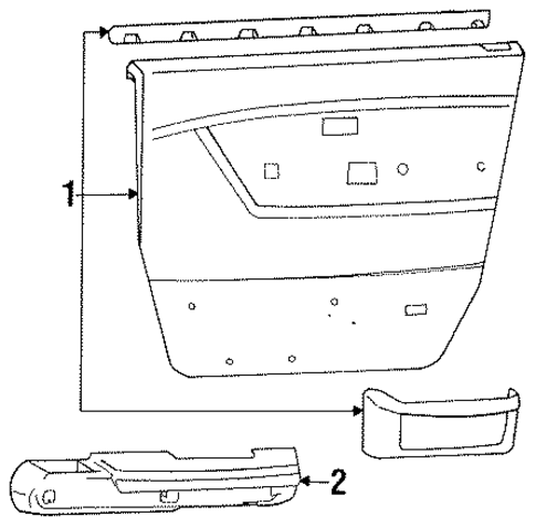 Colt INTERIOR TRIM - FRONT DOOR