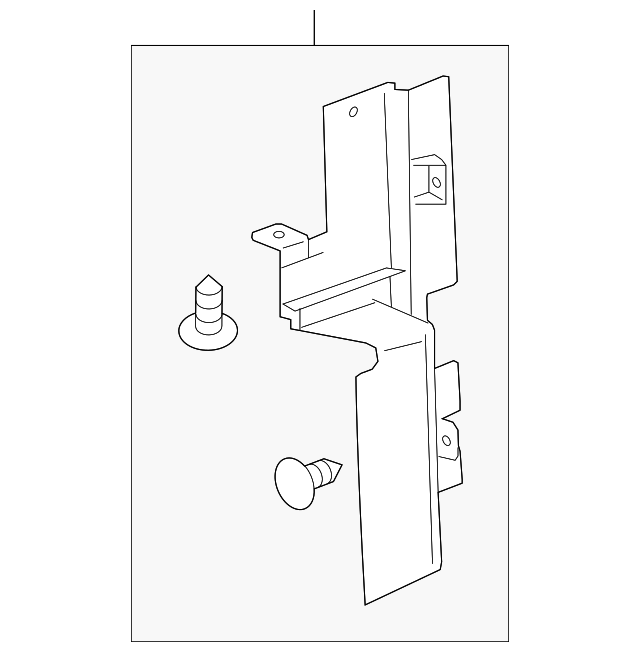 23228992 Деталь SIDE BAFFLE, LEFT