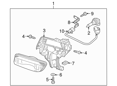 3 BULBS - CHASSIS 6