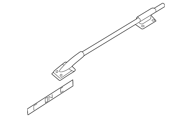 73155-9BL0A Деталь SIDE RAIL, LEFT