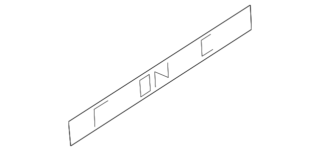 73160-EB01B Деталь DECAL, LEFT