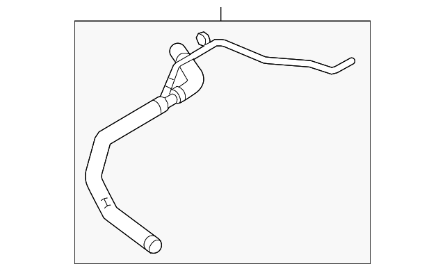 DB5Z-8260-D Деталь UPPER HOSE