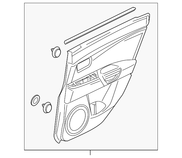 BR9A6852YC02 Деталь TRIM PANEL ASSY, RIGHT