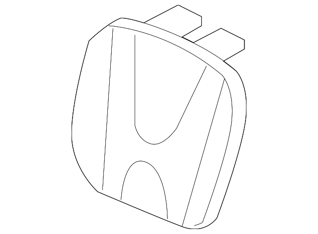 75102-SCV-A11ZA Деталь BASE, FR. GRILLE EMBLEM *NH533* (BUMPER 