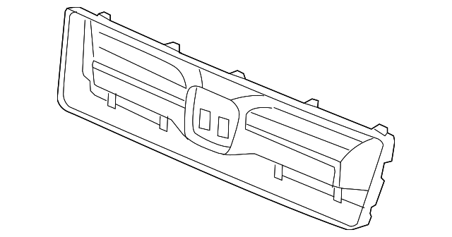 75101-SCV-A11ZA Деталь GRILLE, FR. *NH633M* (DARK GRAY METALLIC
