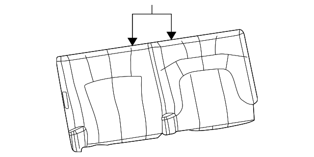 89042950 SEAT BACK COVER, LEFT