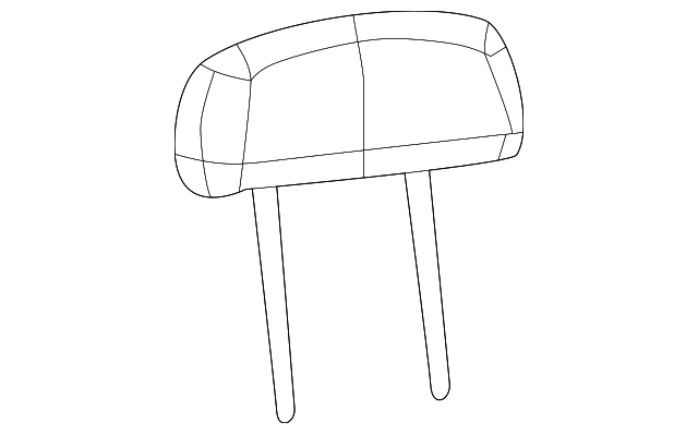 88979363 HEADREST PAD, RIGHT