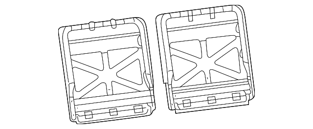 88979359 SEAT BACK FRAME, RIGHT