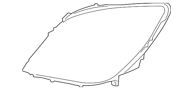 68004883AA HEADLAMP ASSY, LEFT