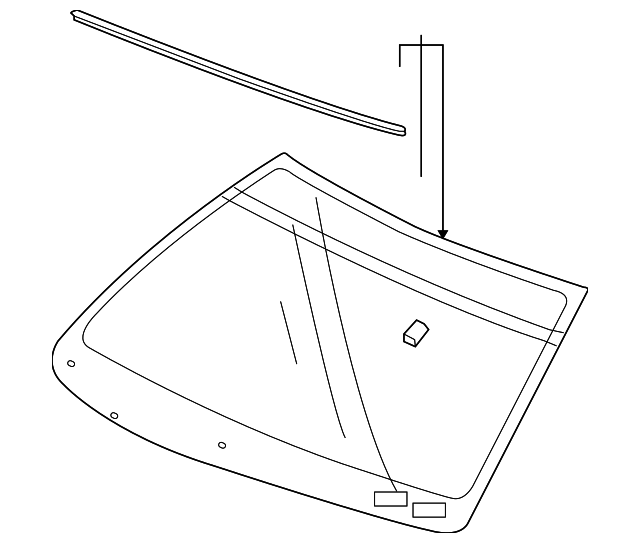 8451078J10 Деталь WINDSHIELD