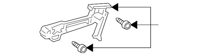 69204-0E010 HANDLE BASE, LEFT