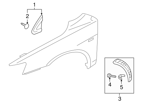 Lancer EXTERIOR TRIM - FENDER
