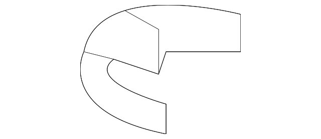 7407A221 Деталь LOWER MOLDING CLIP, RIGHT