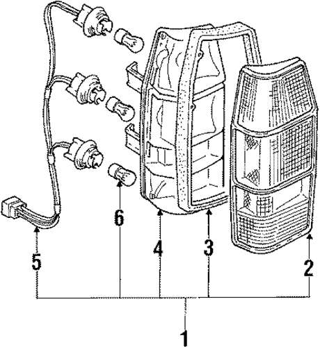 B2200 TAIL LAMPS