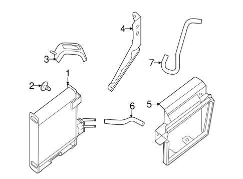 Pathfinder TRANS OIL COOLER