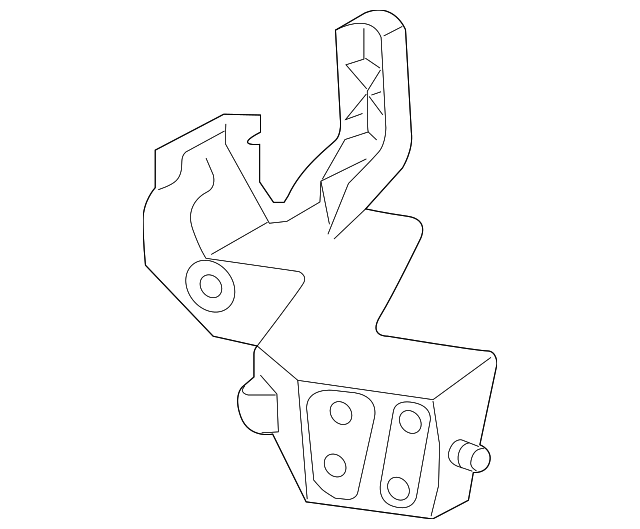 68223400AA Деталь SUPPORT BRACKET, RIGHT