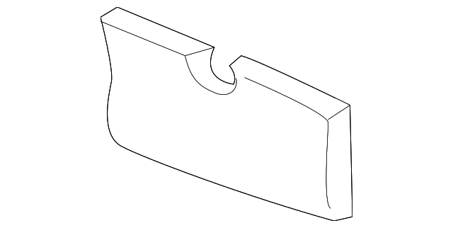55361063AB Деталь SOUND ABSORBER, LEFT