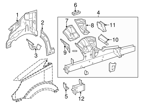 Sprinter 2500 STRUCTURAL COMPONENTS & RAILS