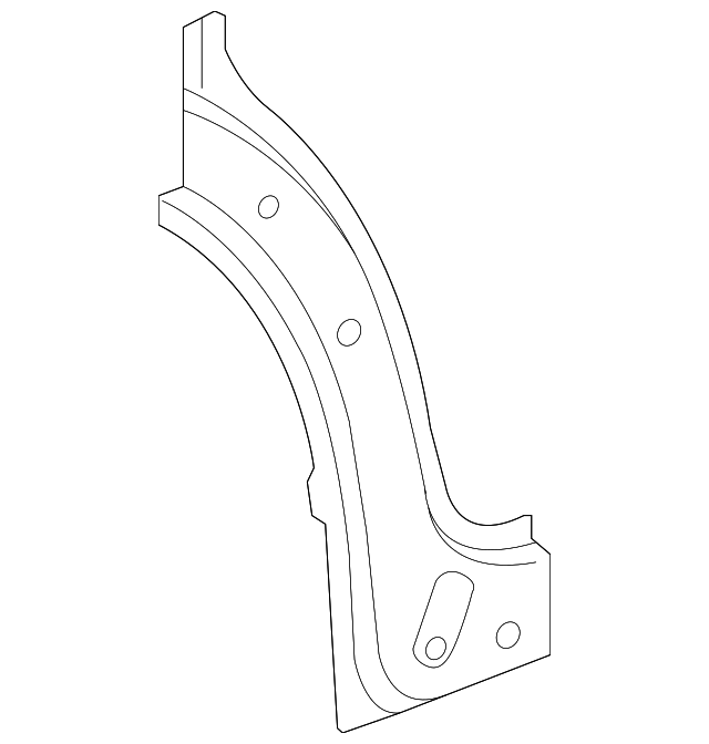 9066110020 Деталь LOWER PANEL, LEFT