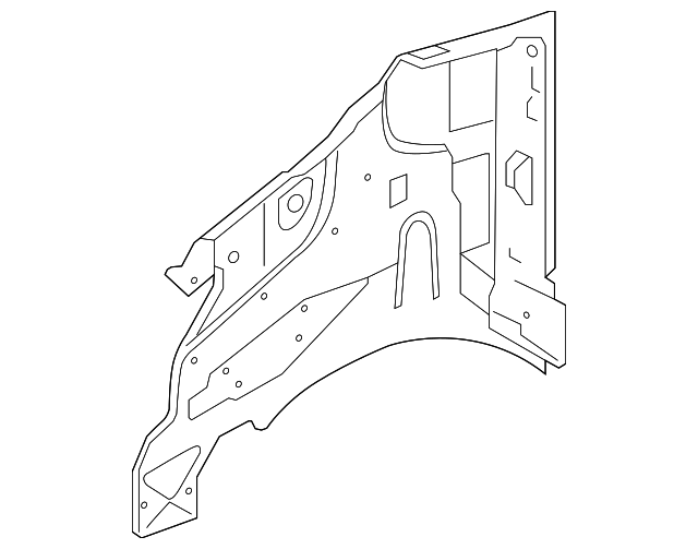 9066200210 Деталь INNER FENDER, LEFT