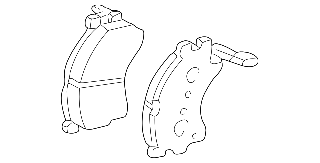 4L8Z-2001-AA Деталь FRONT PADS