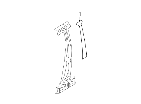 Aveo5 EXTERIOR TRIM - PILLARS