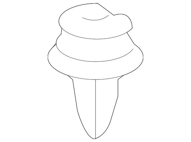 68005152AA Деталь WHEELHOUSE TRIM FASTENER, LEFT