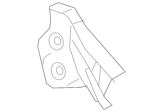 64886-0R010 GLASS SIDE BRKT, LEFT