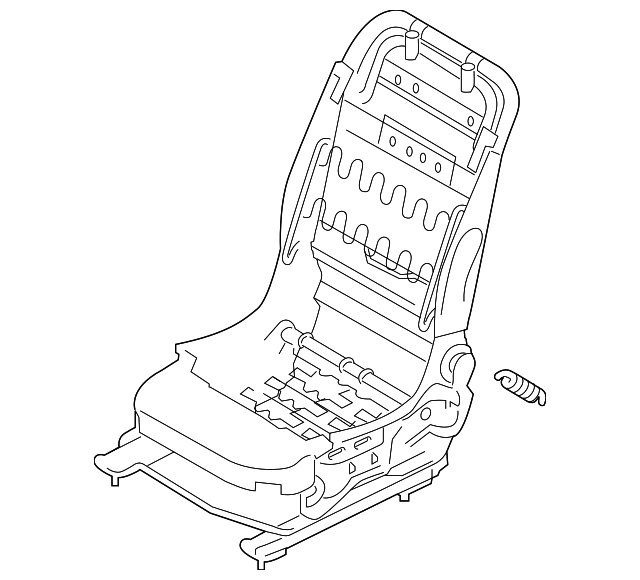 87155-1KA1A Деталь SEAT FRAME