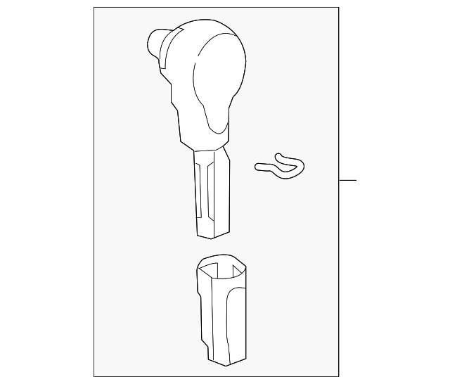 19316523 Деталь SHIFT KNOB