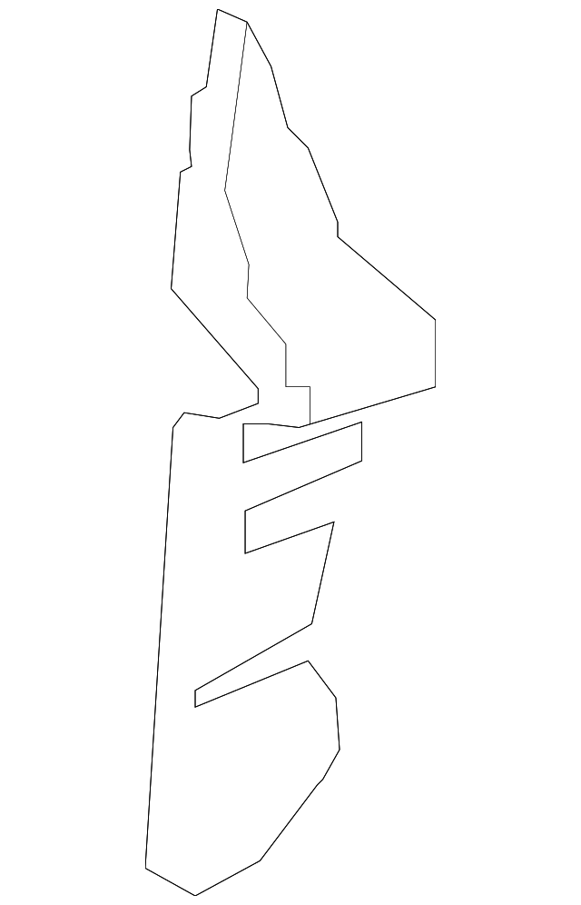 4677668AB Деталь AIR DEFLECTOR, RIGHT