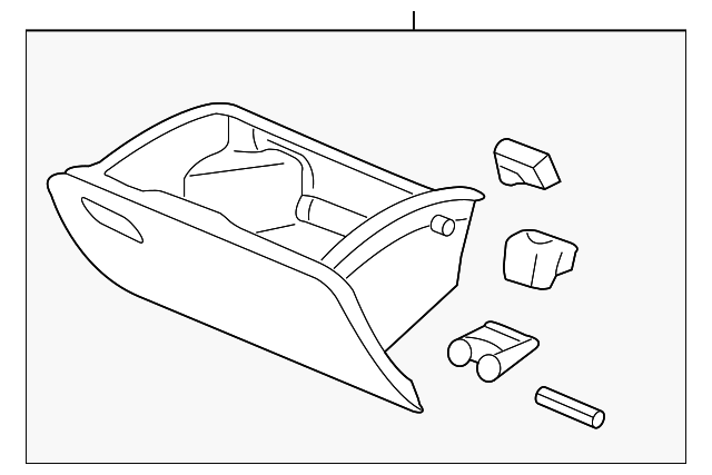 77500-SLN-A01ZA Деталь BOX ASSY., GLOVE *NH167L* (GRAPHITE BLAC
