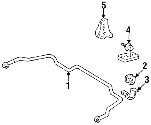 Land Cruiser STABILIZER BAR & COMPONENTS