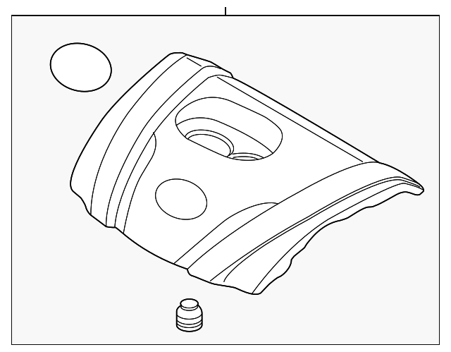 PE01-10-2F0B Деталь ENGINE COVER
