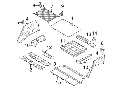 Sportage INTERIOR TRIM - REAR BODY