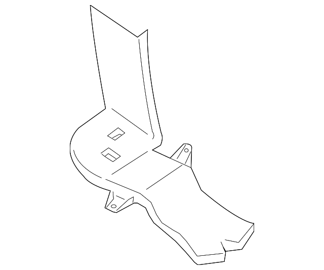 7465182Z00 Деталь REAR DUCT, LEFT
