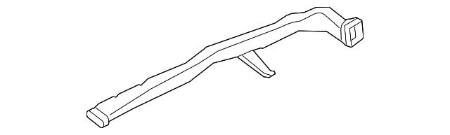 7368182Z10 Деталь DEFROSTER DUCT, RIGHT