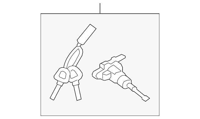 81970-2VC00 CYL & KEYS, LEFT