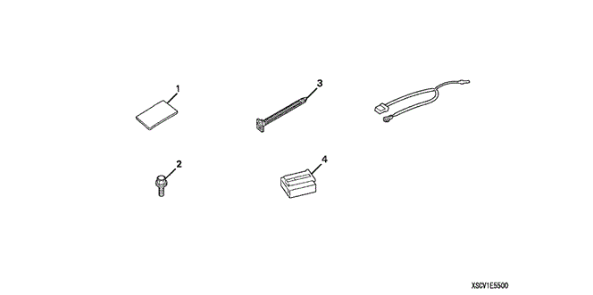 ACCESSORIES/SECURITY KIT (ATTACHMENT) for 2006 Honda ELEMENT #1