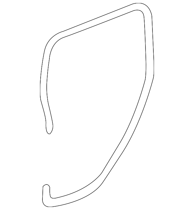 25977405 Деталь DOOR W'STRIP, RIGHT