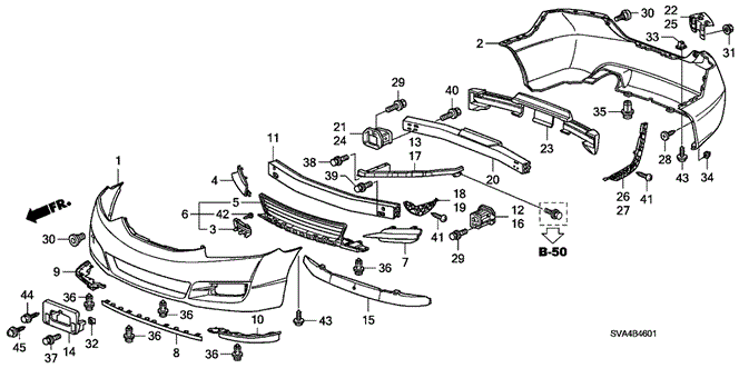 CIVIC COUPE BUMPERS ('09)