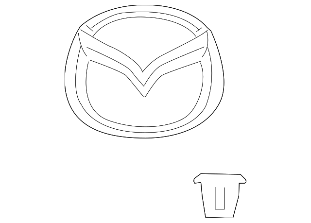 BN8V-51-730A Деталь EMBLEM
