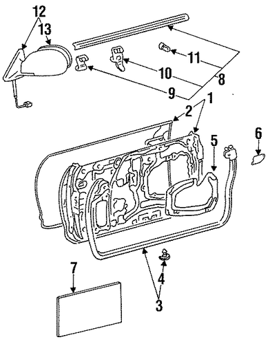 Celica DOOR & COMPONENTS