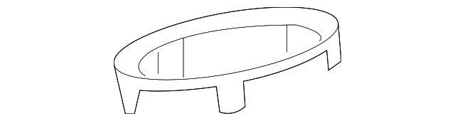25818438 FRONT CUPHOLDER BEZEL