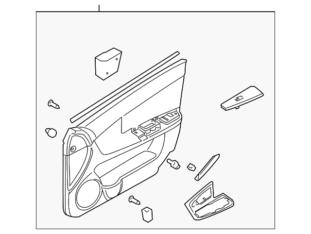 82301-2F040R8 Деталь DOOR TRIM PANEL, LEFT