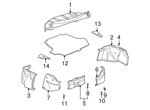 Solara INTERIOR TRIM - REAR BODY 2