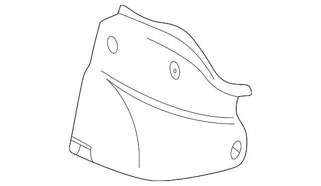 64754-06010 Деталь REAR PANEL TRIM, LEFT